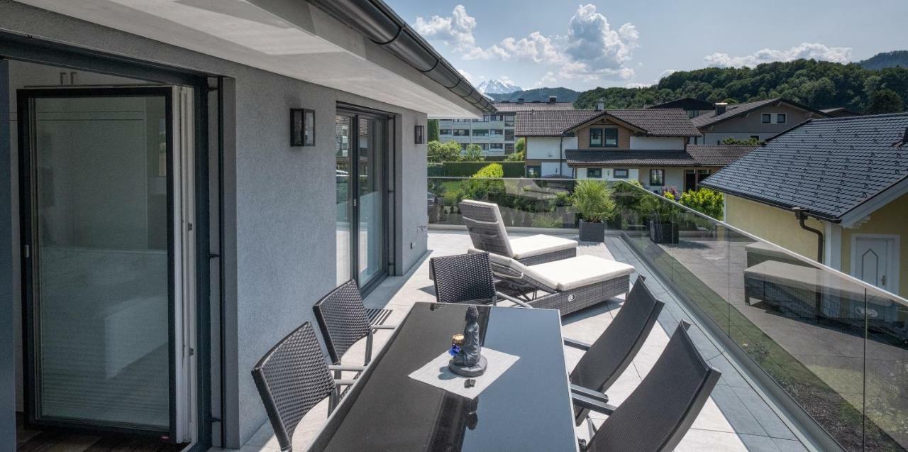 Luxurioese Penthaus Wohnung Anif Exterior foto